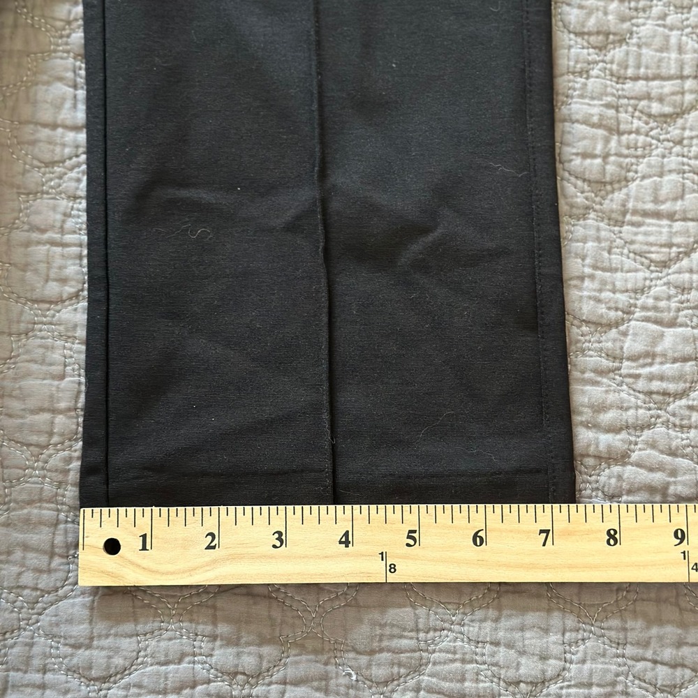 Banana Republic Womens Black Ponte Pant Pull On Straight Leg Seam Detail S NEW - Picture 8 of 10
